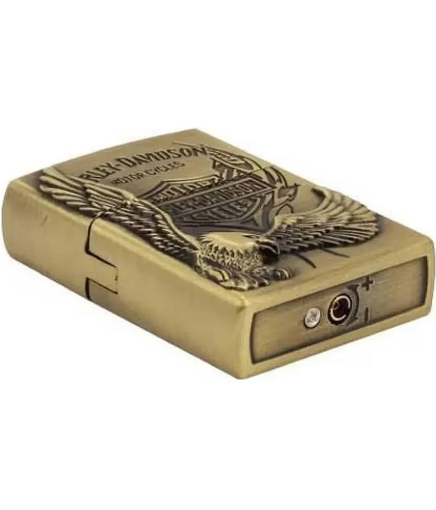 Peshkar Gold Iron Cigarette Lighter ( Pack of 1 )