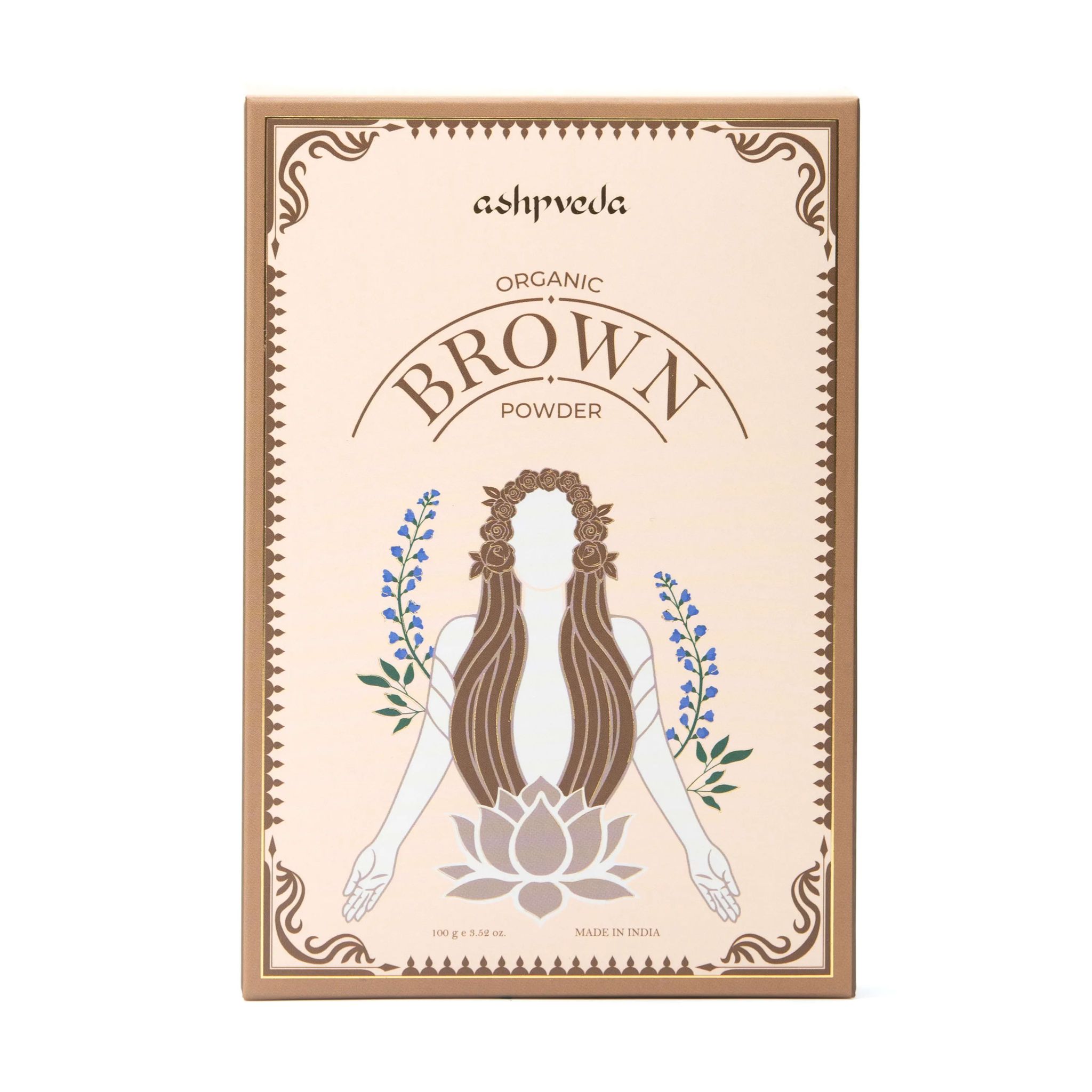 Organic Brown Hair Color Powder