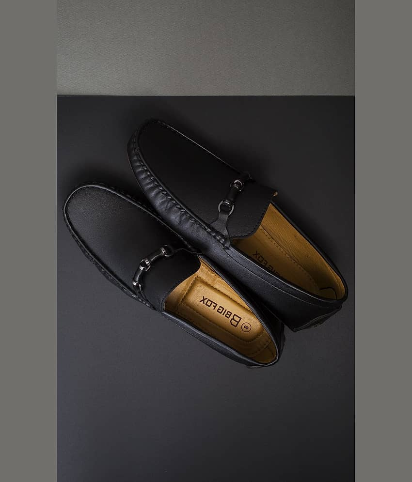 Big Fox Black Loafers