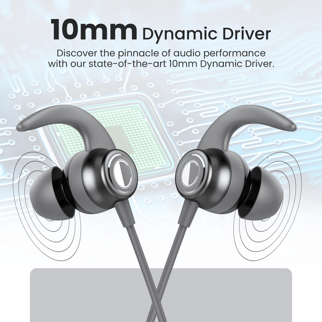 Cellecor Wireless Waterproof Neckband with 25 Hrs playtime Headphone Bluetooth - Grey