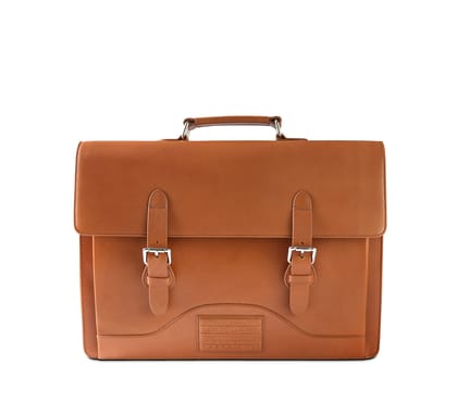 NORMAN LAPTOP BAG-TAN