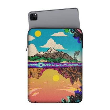 Canvas Mountain IPad Sleeve