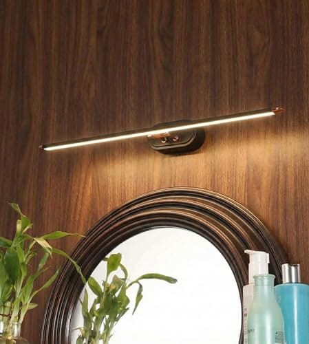Light 6W 3 Color Vanity Light Black Rose Gold Pack of 1