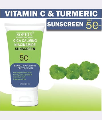 SOPHIN SPF 50 Sunscreen Cream For All Skin Type ( Pack of 1 )