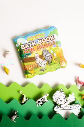 Farm Animals Magic Bath Book - Colour Changing Fun Book for Children [Bath Book] Dreamland Publications [Bath Book] Dreamland Publications
