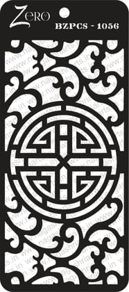 Brand Zero Pratibimb Craft Stencil - Code: BZPCS-1056 - Select Your Preferred Size