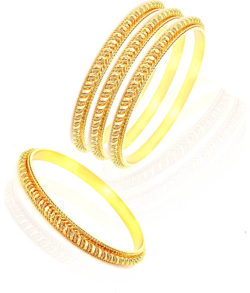 shankhraj mall Traditional Gold Plated Designer Bangles Jewellery For Women-10092