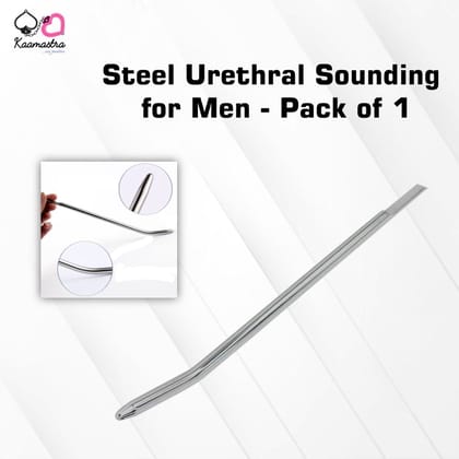 Kaamastra Stainless Steel 7mm Urethral Sounding - Pack of 1
