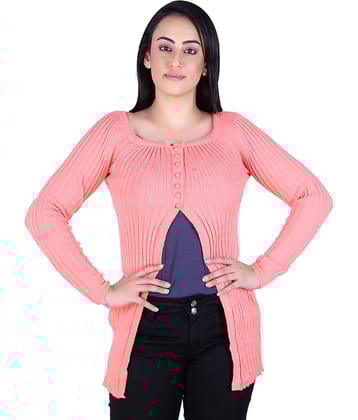 Ogarti Woollen Shrugs - Peach