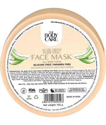 The Body Care Aloe Neem Pores Cleansing Purifying Face Mask ( 100g)