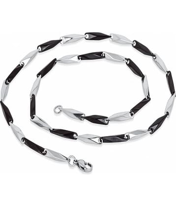 FASHION FRILL Silver Plated Chain ( Set of 1 )