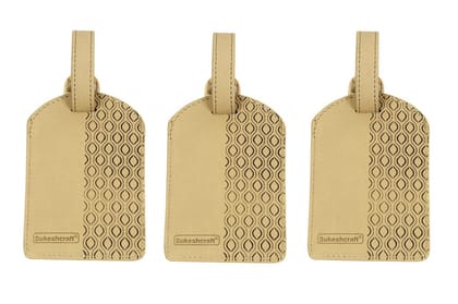 Sukeshcraft Luggage Tags Suitcase Tag Travel Bag Labels 3 Pcs.