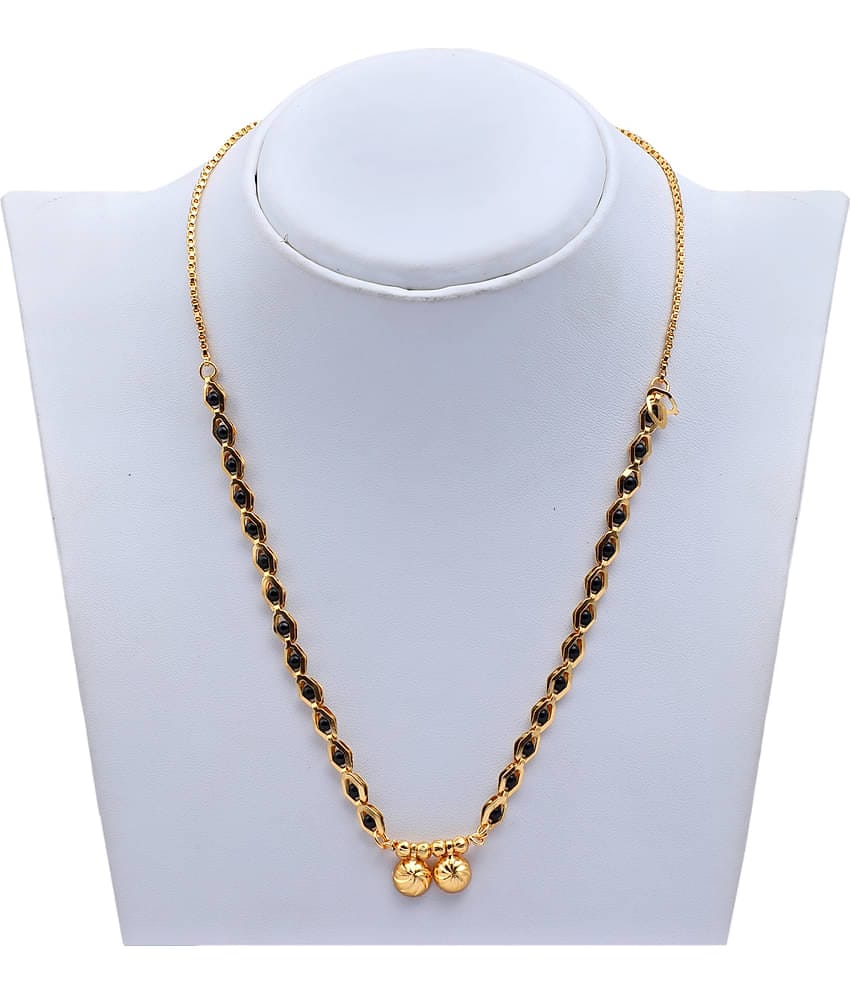 KRIMO - Golden Mangalsutra ( Pack of 1 )