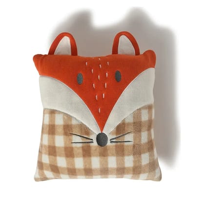 Frosty'z Flax Coral Cushion Cover-45x45 cm / Orange / 899