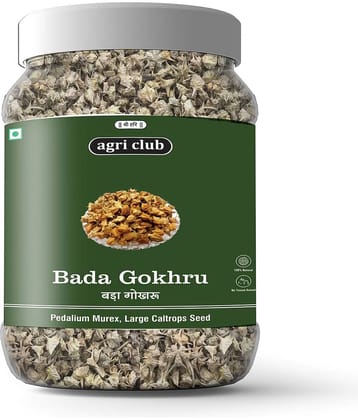 AGRI CLUB Bada Gokhru Raw Herb 300Gm