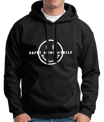 code yellow Fleece Hooded Men's Sweatshirt - Black ( Pack of 1 )