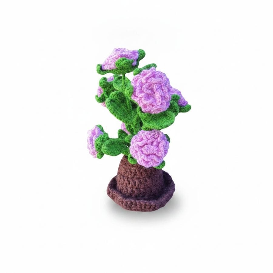 Bloomcraft Crochet Pink Roses