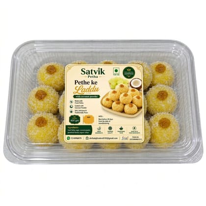 Satvik Petha Laddu - 400 gm Satvik Petha Laddu - 400 gm