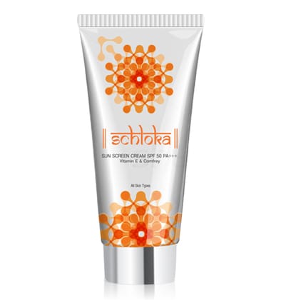 Schloka Sun Screen Cream Spf 50 Pa Plus Plus Plus With Vitamin E and Comfrey 60 ml Schloka Sun Screen Cream Spf 50 Pa Plus Plus Plus With Vitamin E and Comfrey 60 ml