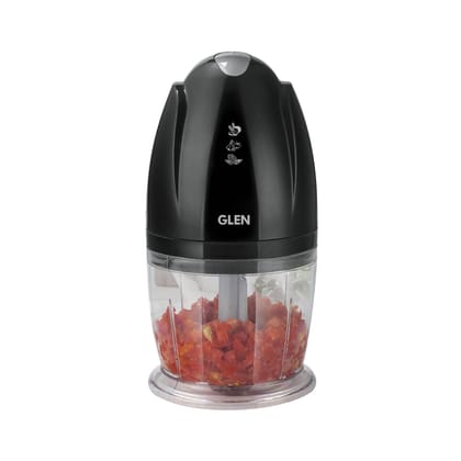 Electric Vegetable Chopper, Whisking Disc Chops Nuts  0.4 Litres Bowl, 200W - Black (4041BL)