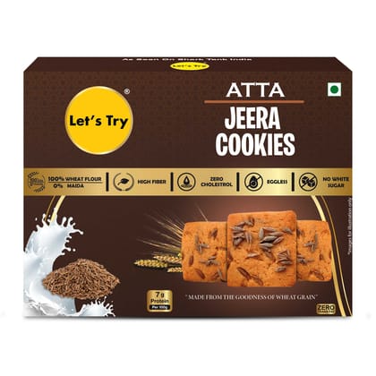 Let's Try Atta Jeera Cookies - 113g