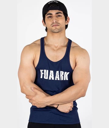 Fuaark - White Polyester Slim Fit Men's Tanks ( Pack of 1 )