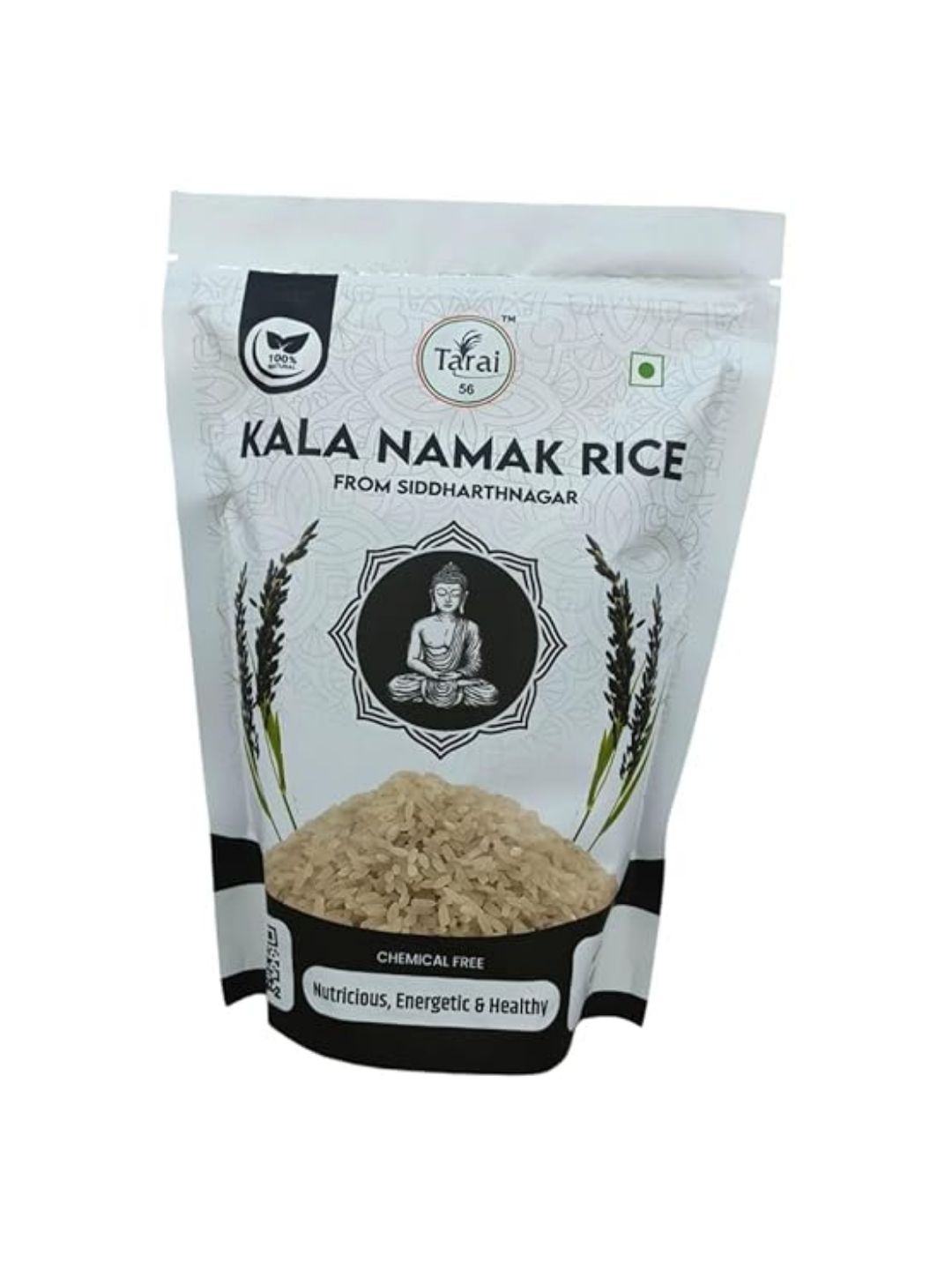 Tarai Kala Namak Aromatic Rice | ODOP & GI Tag | Buddha Rice with Bran | Pure & Unadulterated | Rich in Zinc & Protein | Immunity Booster | 100% Natural Premium | Ideal for Daily