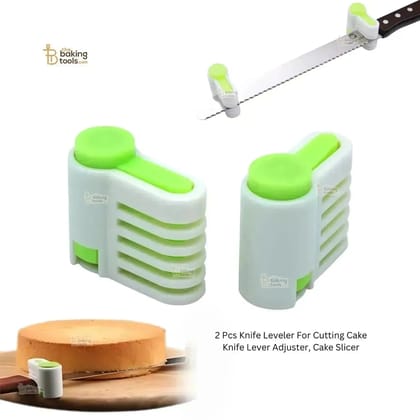 2 Pcs Knife Leveller For Cutting Cake Knife Lever Adjuster, Cake Slicer