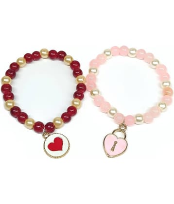 DAIVYA WELLNESS - Multicolor Bracelet ( Pack of 2 )