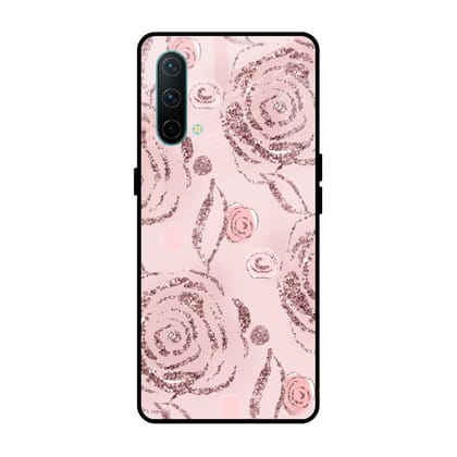 Shimmer Roses Glass case for OnePlus Nord CE