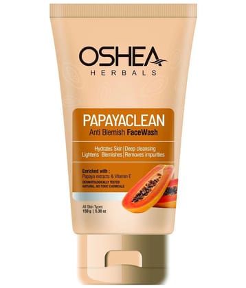 Oshea Herbals Papayaclean Anti Blemish Face Wash 150grams
