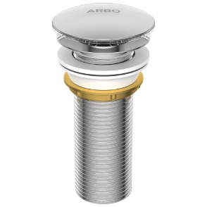 AC-72 Brass 5'' Inch Height Full Thread Click Clack Waste Coupling