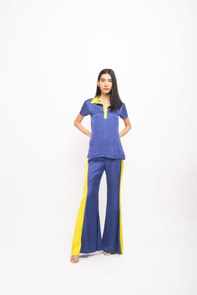 Blue-Neon Co-ord Set-XS