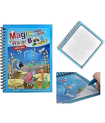 Magic Water Quick Dry Book Water Coloring Book Doodle with Magic Pen Painting Board for Children Education Drawing Pad Magic Water Book Reusable Drawing Book