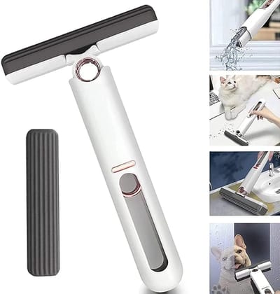 Mini Mop for Kitchen with Sponge Portable Mini Mop Self Squeeze Strong Absorbent Magic Wiper for Kitchen Small Wet & Dry Use for Bathroom Wall Glass Car: The Ultimate Mini Mop for Every Surface!
