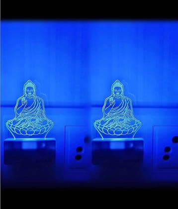 DIONA Multicolor Night Lamp ( Pack of 2 )