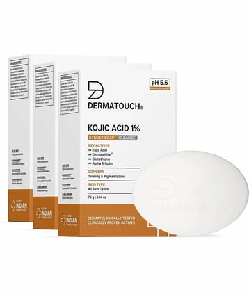 Dermatouch Skin Whitening Soap for All Skin Type ( Pack of 3 )