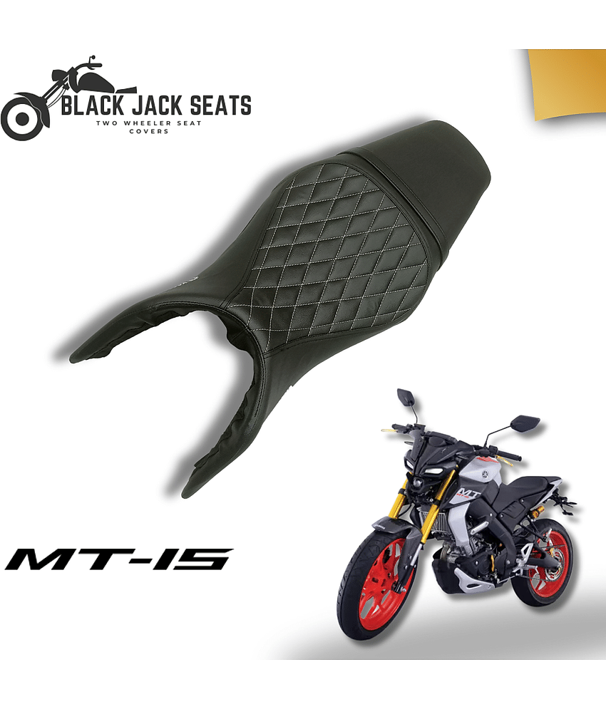 Black Jack Seats MT 15 Diamond Cut Seat Cover | Premium Fit | Stylish & Durable | Anti-Slip & Scratch Resistant