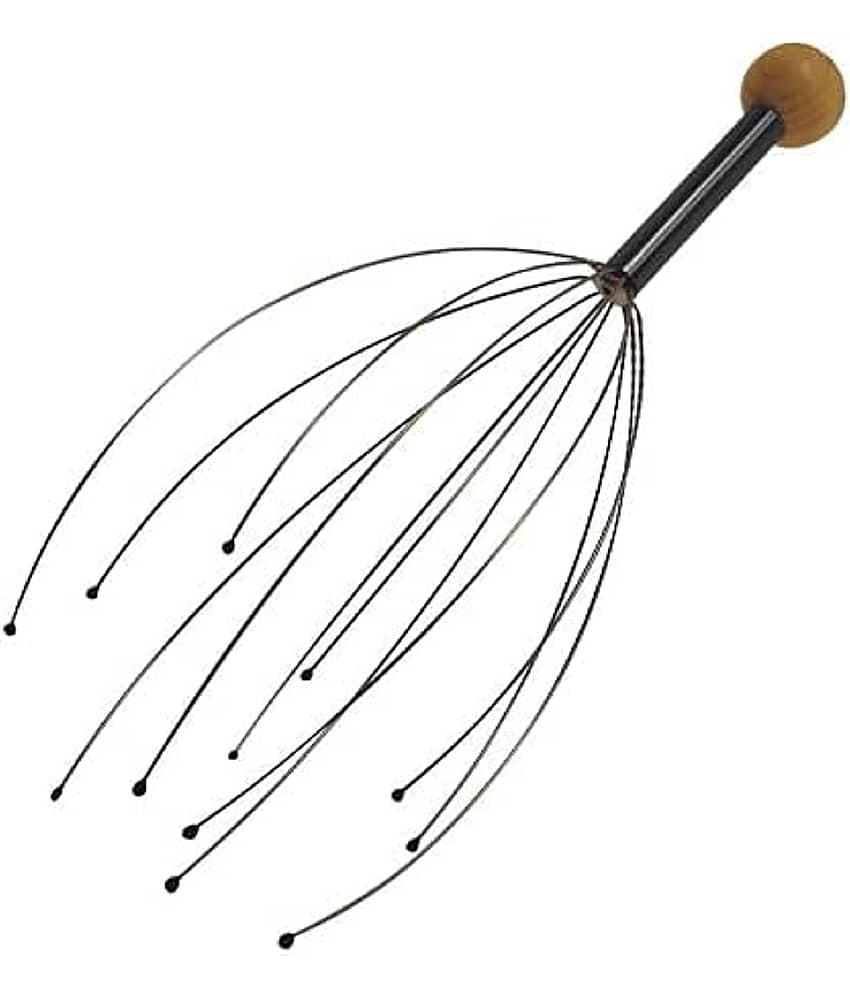 Skindora Bocomo Scalp Massage Machine Head Massager Scalp Scratcher 12 Fingers/8 Fingers Rollers Ball Head Scratcher For Head Massage Body Relaxing Hair Massage Combo (Multi Color)