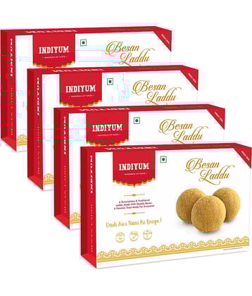 Indiyum Sweet Mithai Besan Laddu 800g (200g X 4)