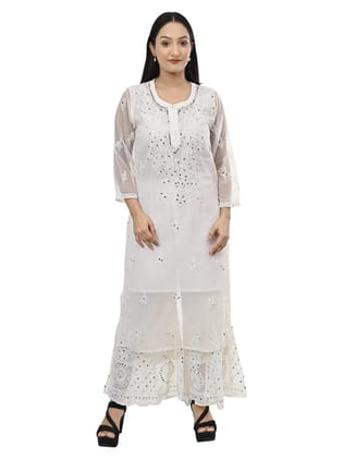 MRS RIGHT CHIKANKARI MIRROR EMBROIDERED KURTI SHARARA SET FOR WOMEN AND GIRLS MRS RIGHT CHIKANKARI MIRROR EMBROIDERED KURTI SHARARA SET FOR WOMEN AND GIRLS