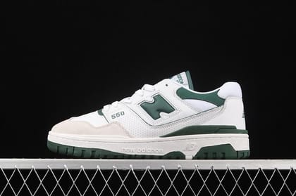 WMNS New Balance 550 - White/Green-Euro 36