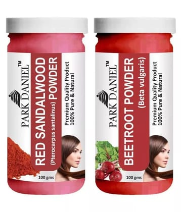 Park Daniel  Red Sandalwood &    Beetroot Powder  Hair Mask 200 g Pack of 2
