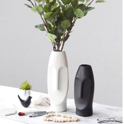 Volto Décor Vase - VASE WITH A SASS-Abstract / H: 14 inch | L: 5 inch / Resin