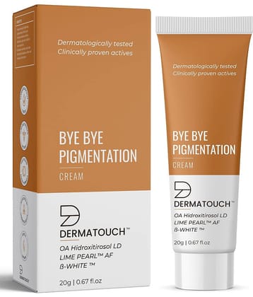 Dermatouch Bye Bye Pigmentation Cream for Blemishes with Lime Pearl  & B-White Day Cream 20 gm