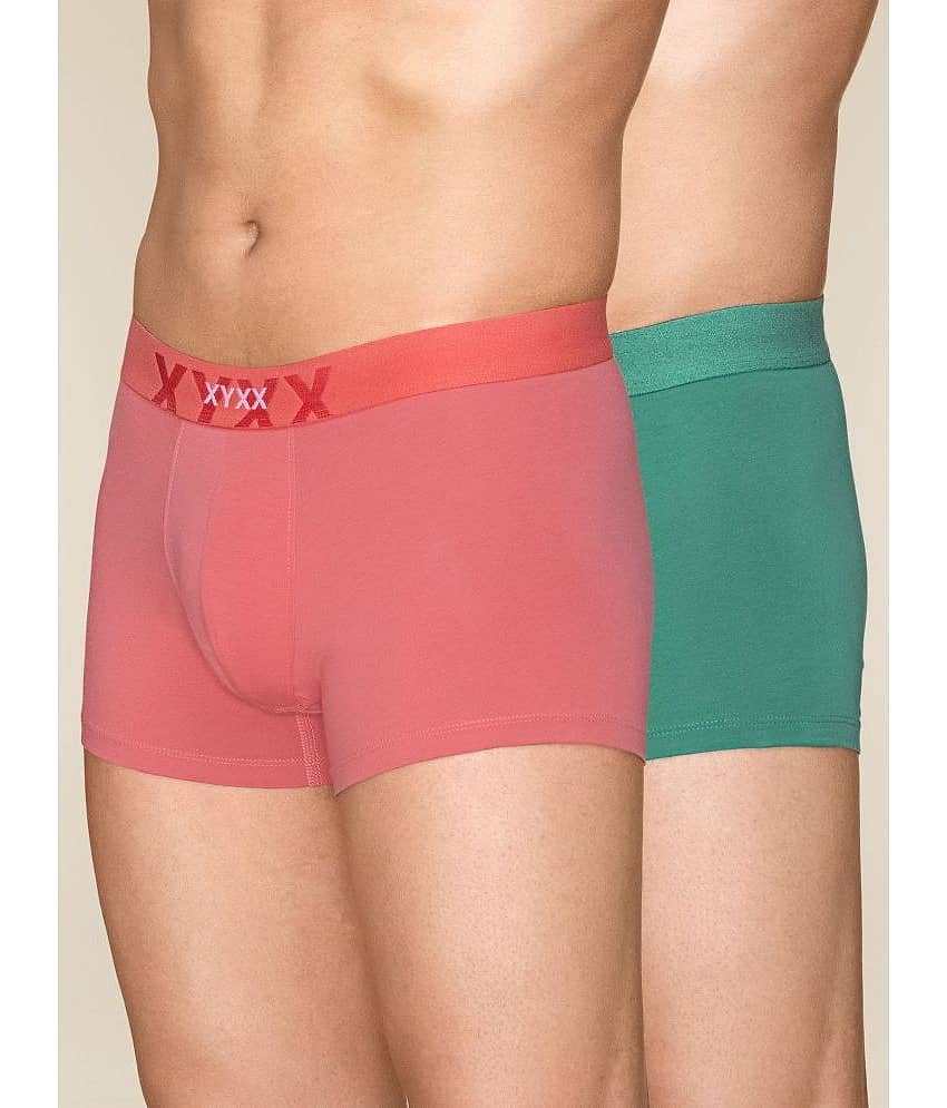 XYXX Pack of 2 Cotton Men's Trunks ( Multicolor )