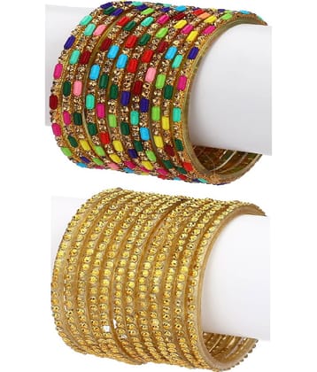 Somil Designer Wedding Fancy Glass Bangle Set For Party, Marriage, Function And Daily Use