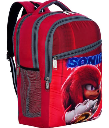 AXEN BAGS 30 Ltrs Polyester Backpack *For Men ( Red )