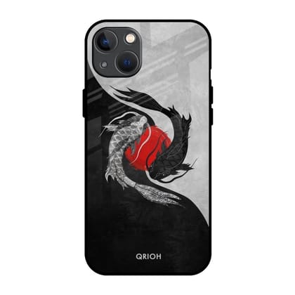 Japanese Art Glass Case for iPhone 13 mini
