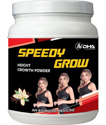 DHA Ayurveda Speedy Grow Herbal Height Growth Vanilla Powder 100 gm Pack Of 1